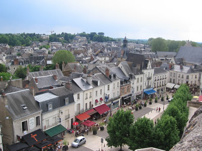 Amboise seen from the castle