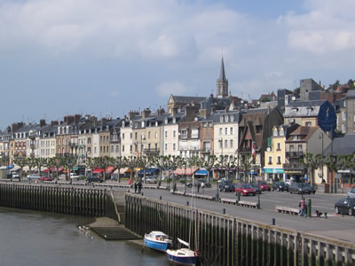 Harbour front in Trouville