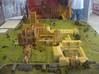 Model of the medieval abbey