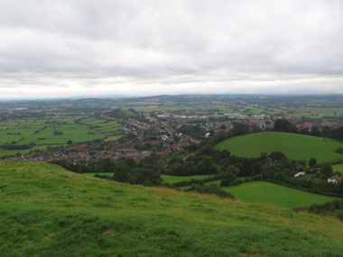 View from the Tor on Glastonbury