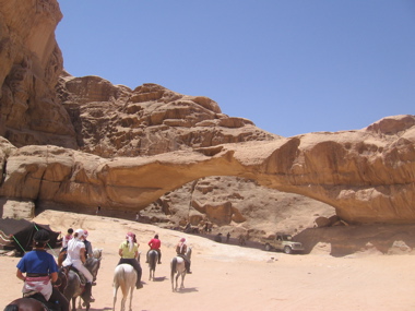 In the Wadi Rum