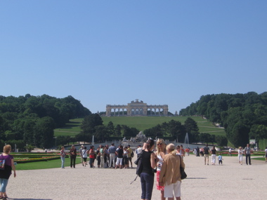 The Gardens with the Gloriette