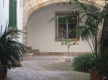 Courtyard in the old town