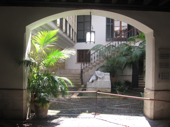 Courtyard in the old town