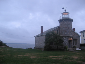 The old lighthouse in Stonington