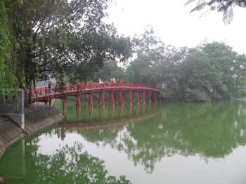 Bridge to Ngoc Son Temple